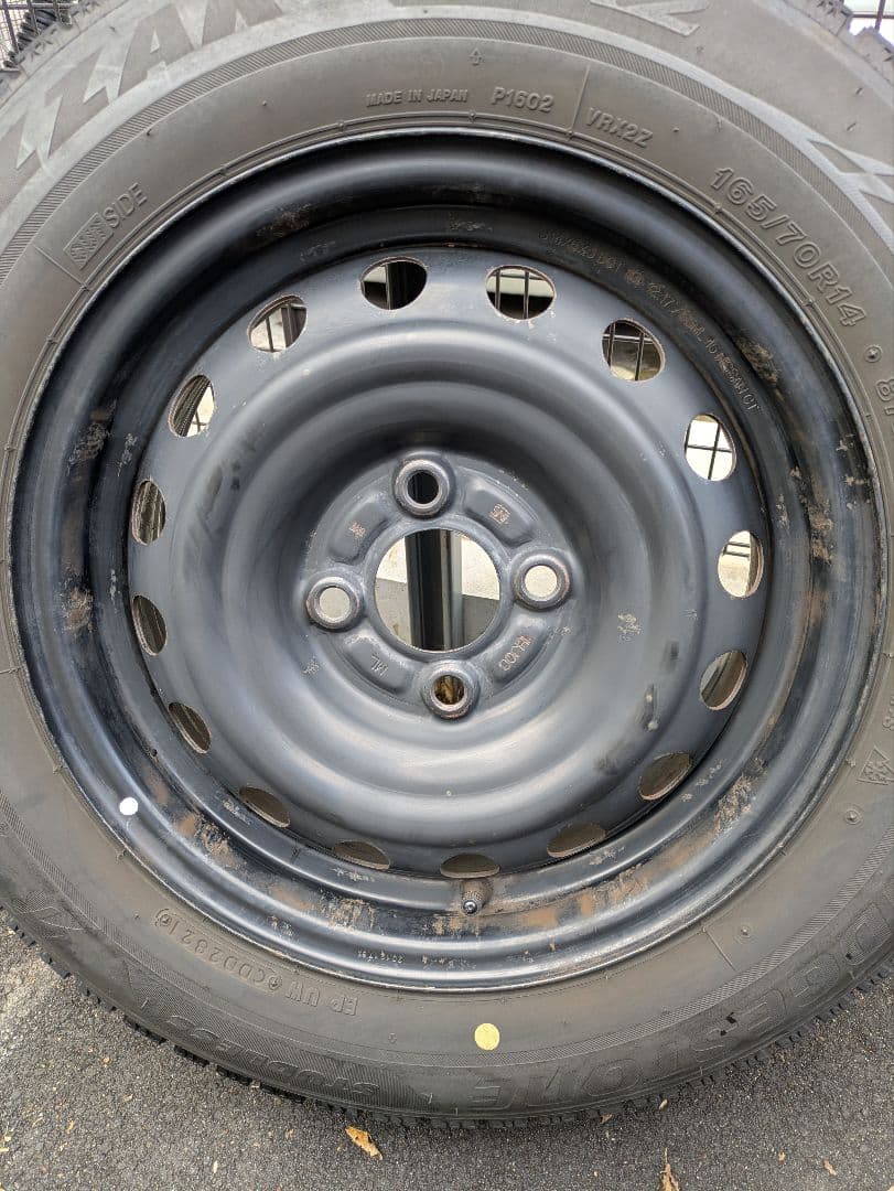 165/70R14　スタッドレスタイヤ　2本セット　その②　マーチより