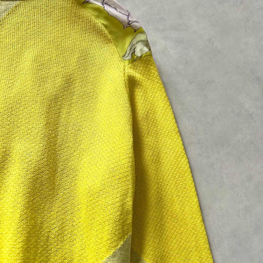 SWASH LONDONスウォッシュロンドンシルクプリントカーディガン花柄