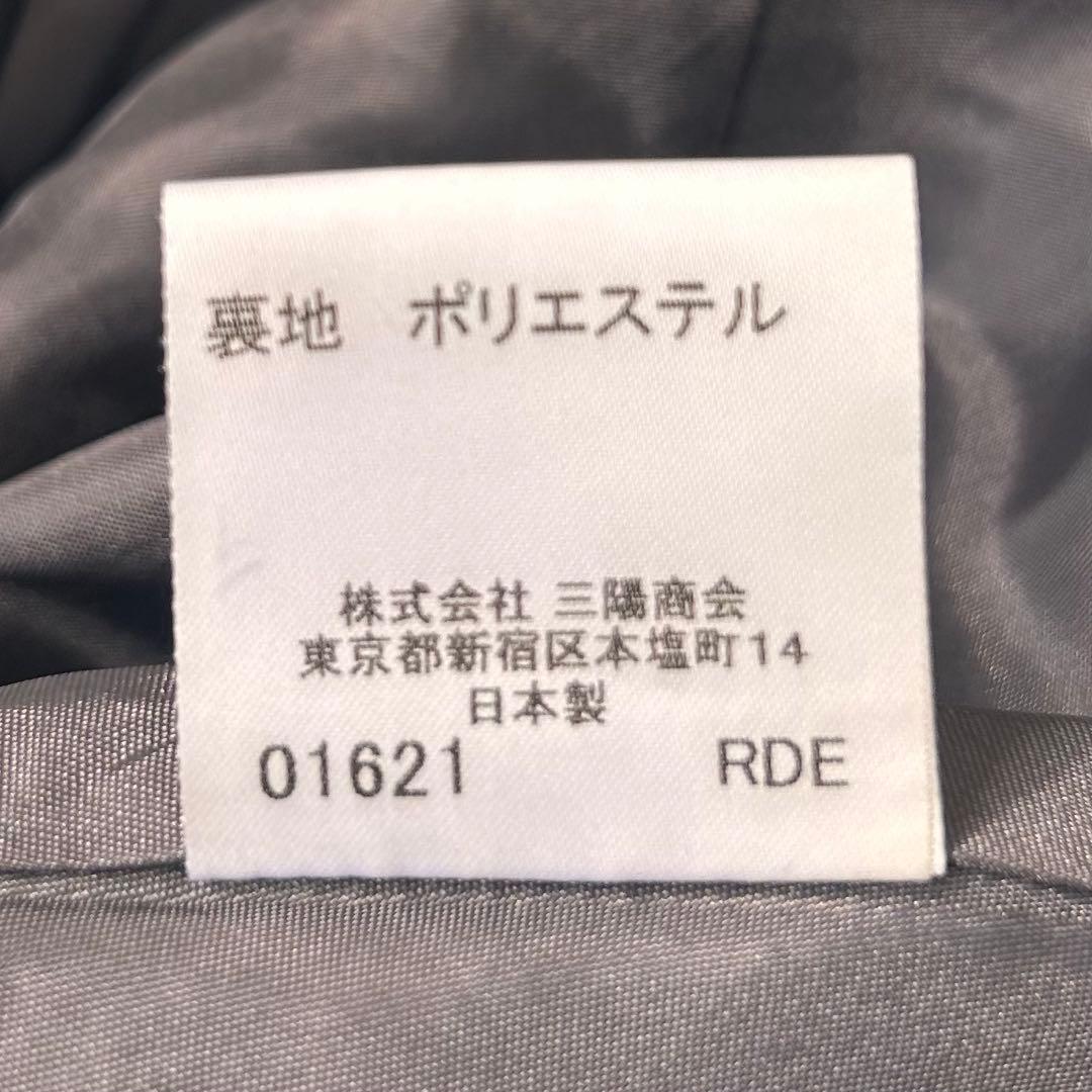 バーバリーブルーレーベル ノバチェックウールワンピース ブラウン タックフレア