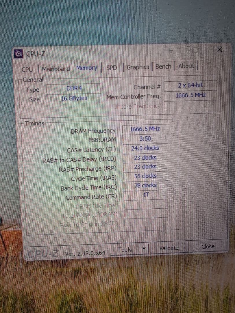DDR4 3200 16GB(8GB×2) TEAMGROUP 動作確認済