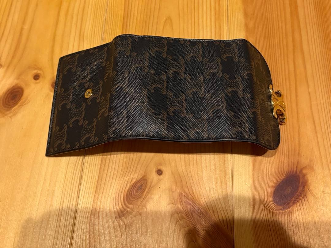 CELINE トリオンフ 三つ折り財布 トリオンフキャンバス　箱・保存袋あり