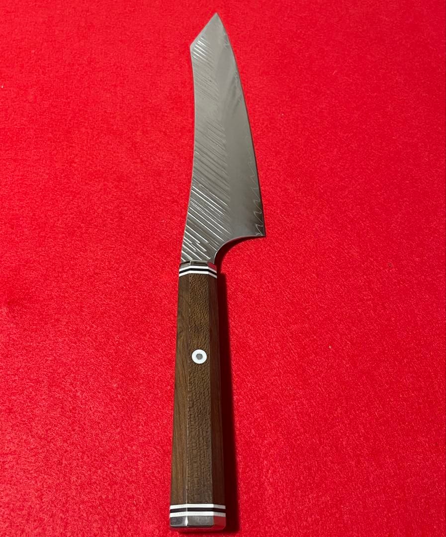 鬼反り切付型 VG10 ダマスカス 牛刀 万能 包丁 230mm