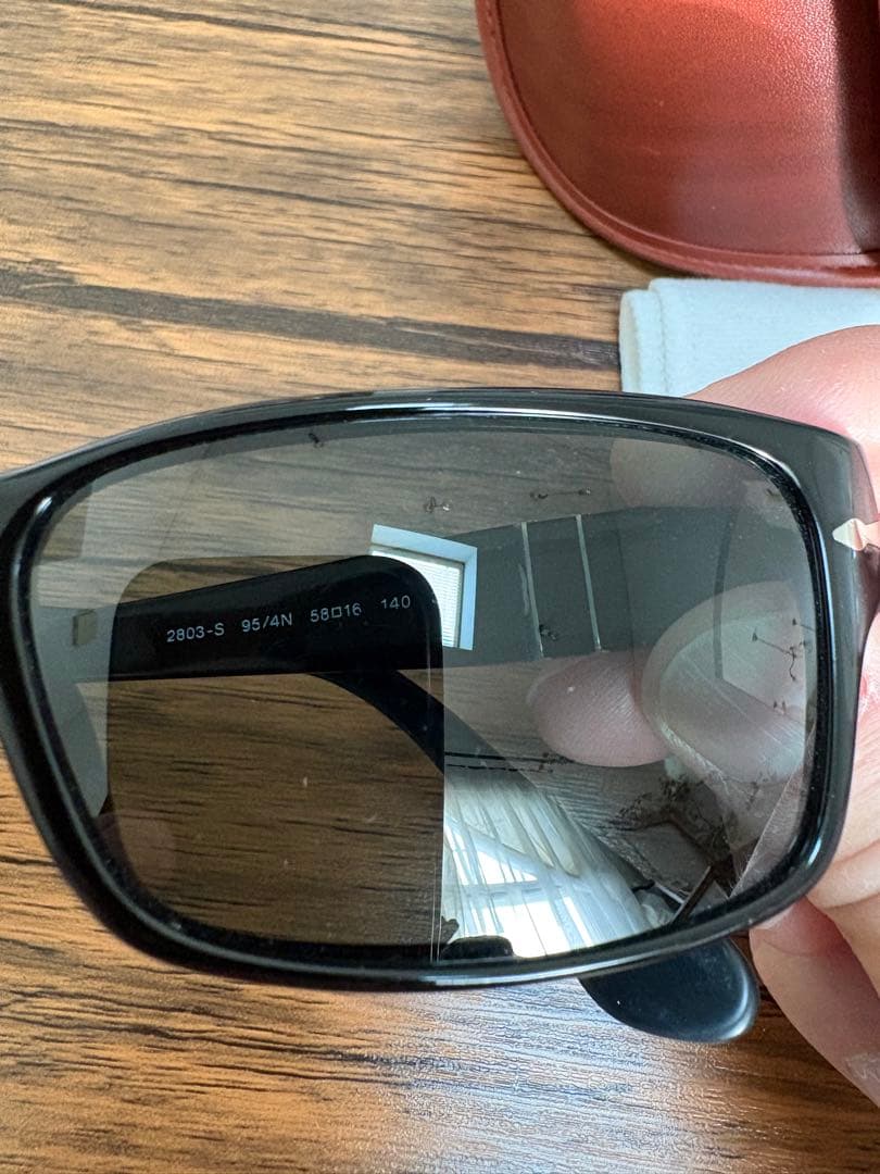 Persol 偏光レンズ ブラック サングラス