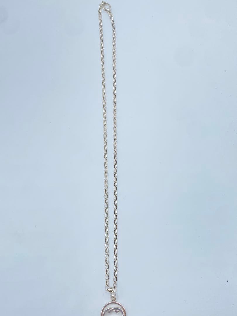 【美品】グッチ　ネックレス　シルバー　インターロッキング　アクセサリー　925