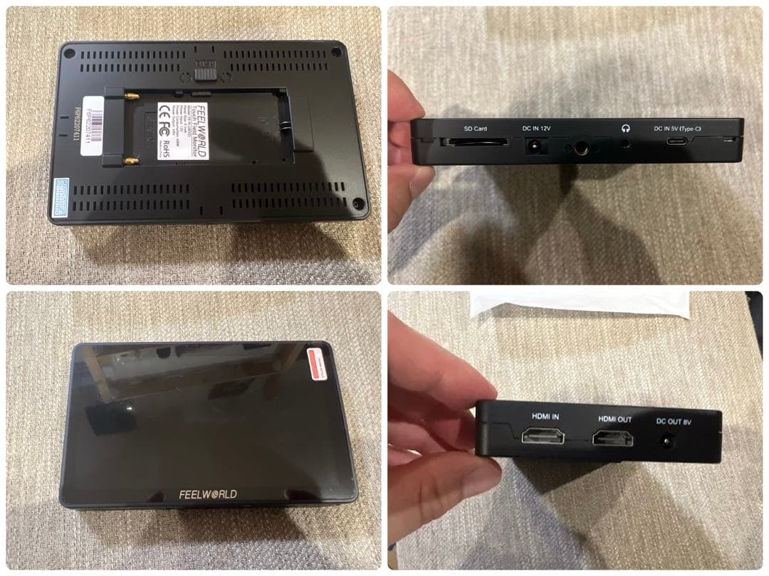 FEELWORLD F6 PLUS 5.5インチモニター　元箱あり