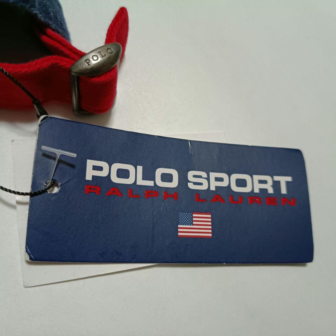 POLO SPORT キャップ ネイビー/レッド