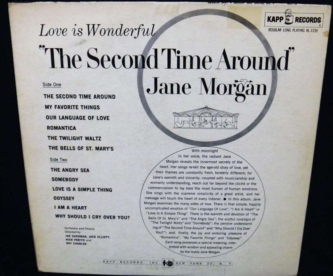 ☆ Jane Morgan - The Second Time Around