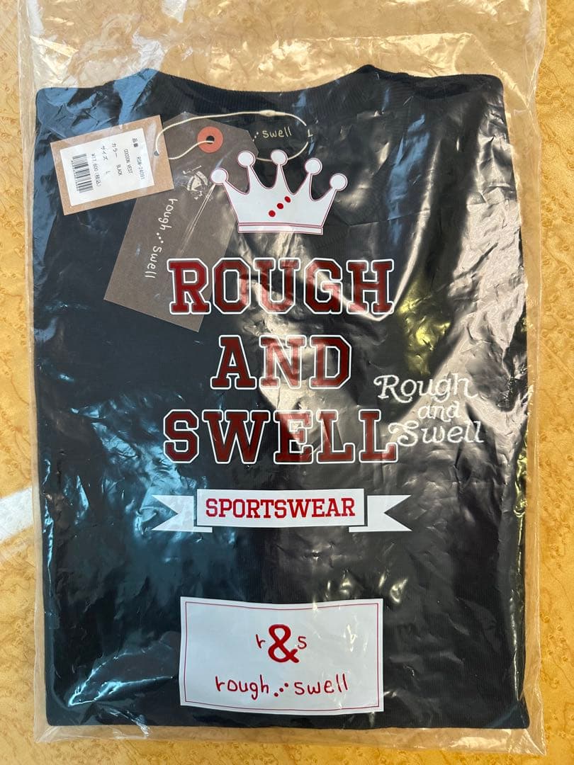 新品正規品　Rough and Swell ベスト　L サイズ　ブラック