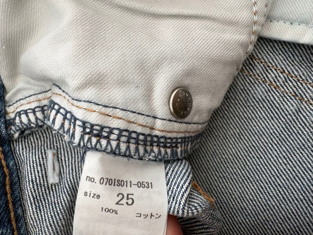 BLACK Roll-up Denim(ロールアップデニム)