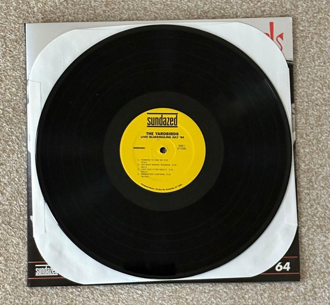 YARDBIRDS ヤードバーズ レコード LP live ライブ ジェフベック