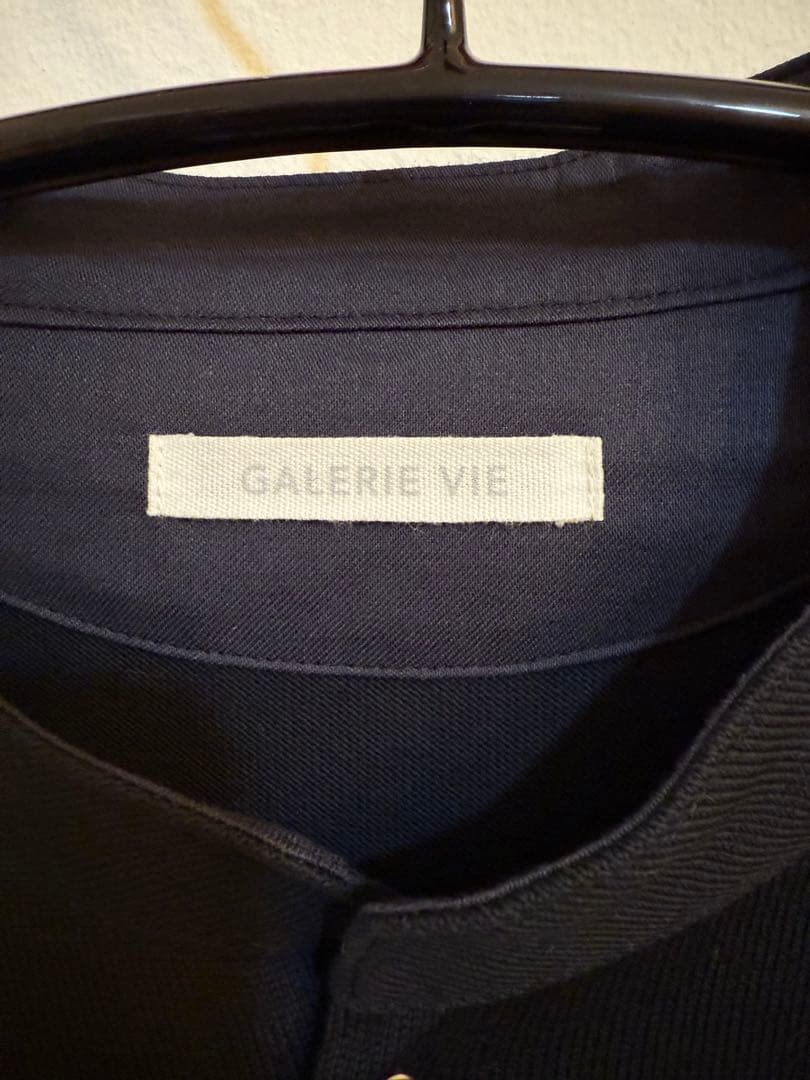 GALERIE VIE バンドカラーカーディガン