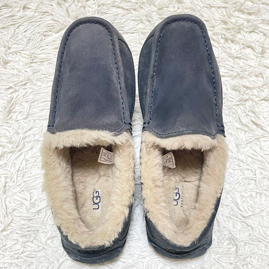 UGG AUSTRALIA Mens Ascot モカシンシューズ ムートン