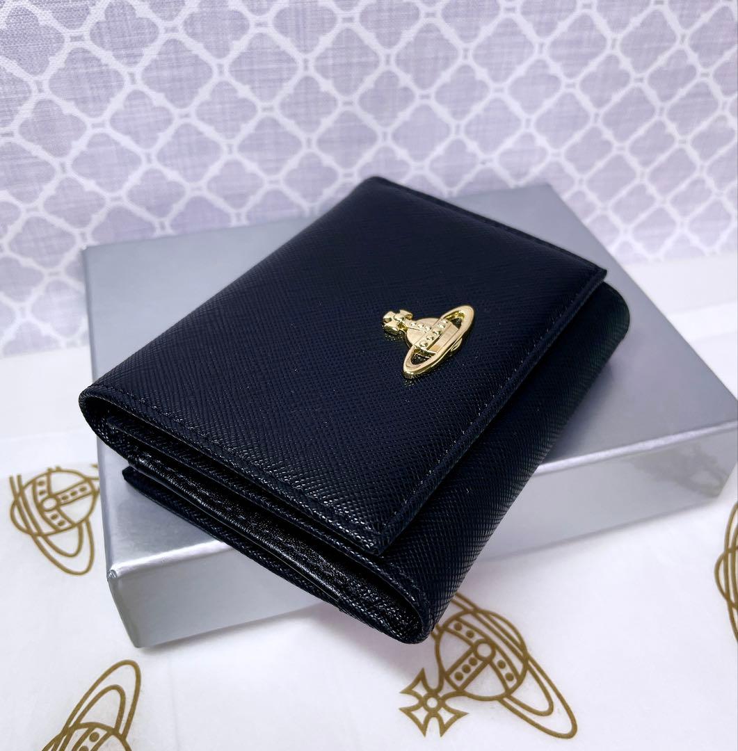 【大人気♡ショッパー付】新品 ヴィヴィアン・ウエストウッド　三折財布