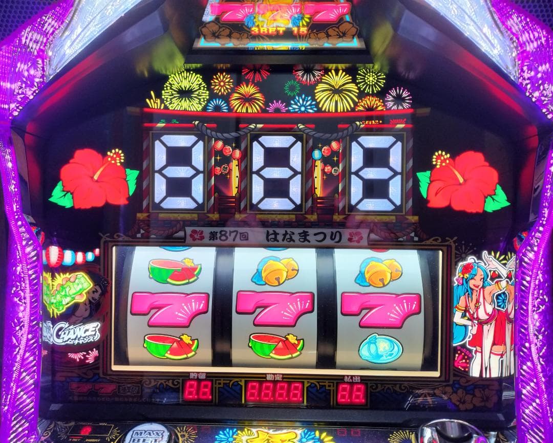 【パチスロ実機】パイオニア★華祭（SハナマツリSP）【不要機付】