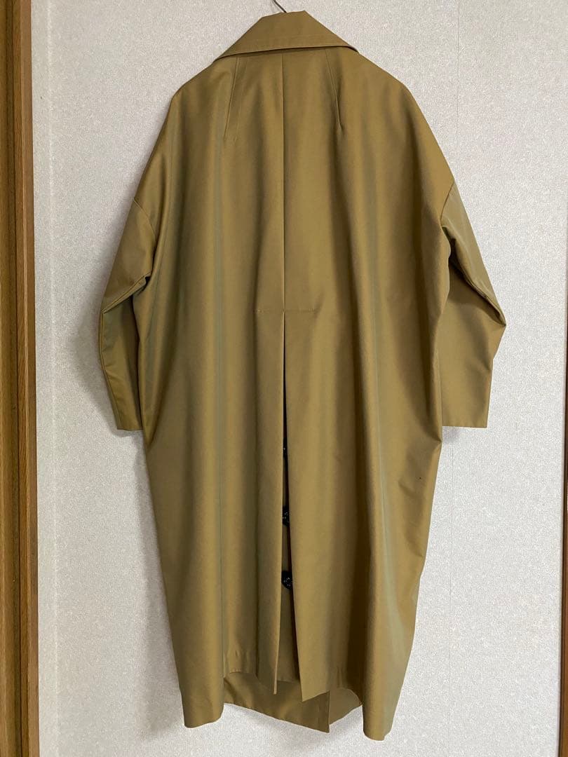 ENFOLD コットンブレンドダブルボタンロングコートsize:36