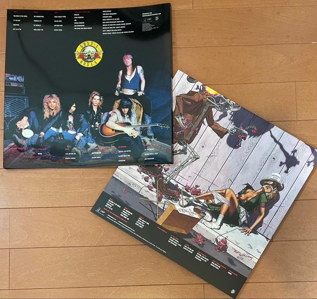 30周年記念限定盤2LP GUNS N' ROSES ガンズ＆ローゼズ　USオリ