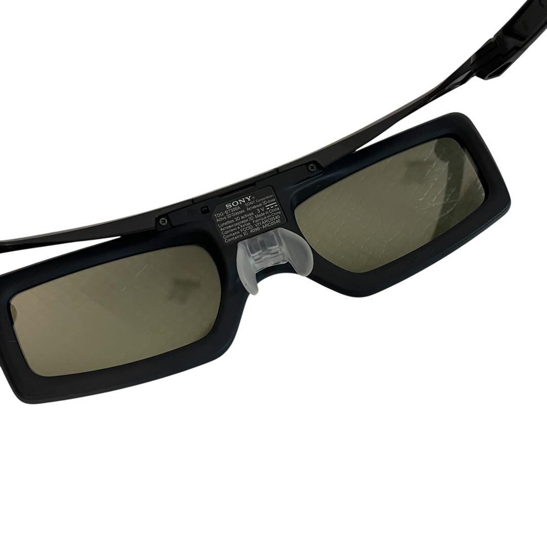 【美品】SONY アクティブ3Dメガネ TDG-BT500A ブラック ソニー