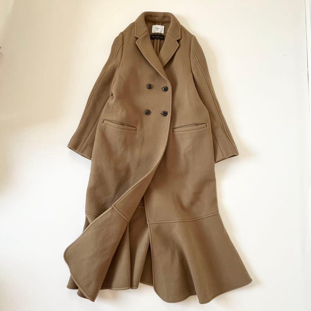 Ameri DOUBLE BREASTED MERMAID COAT S〜M美品
