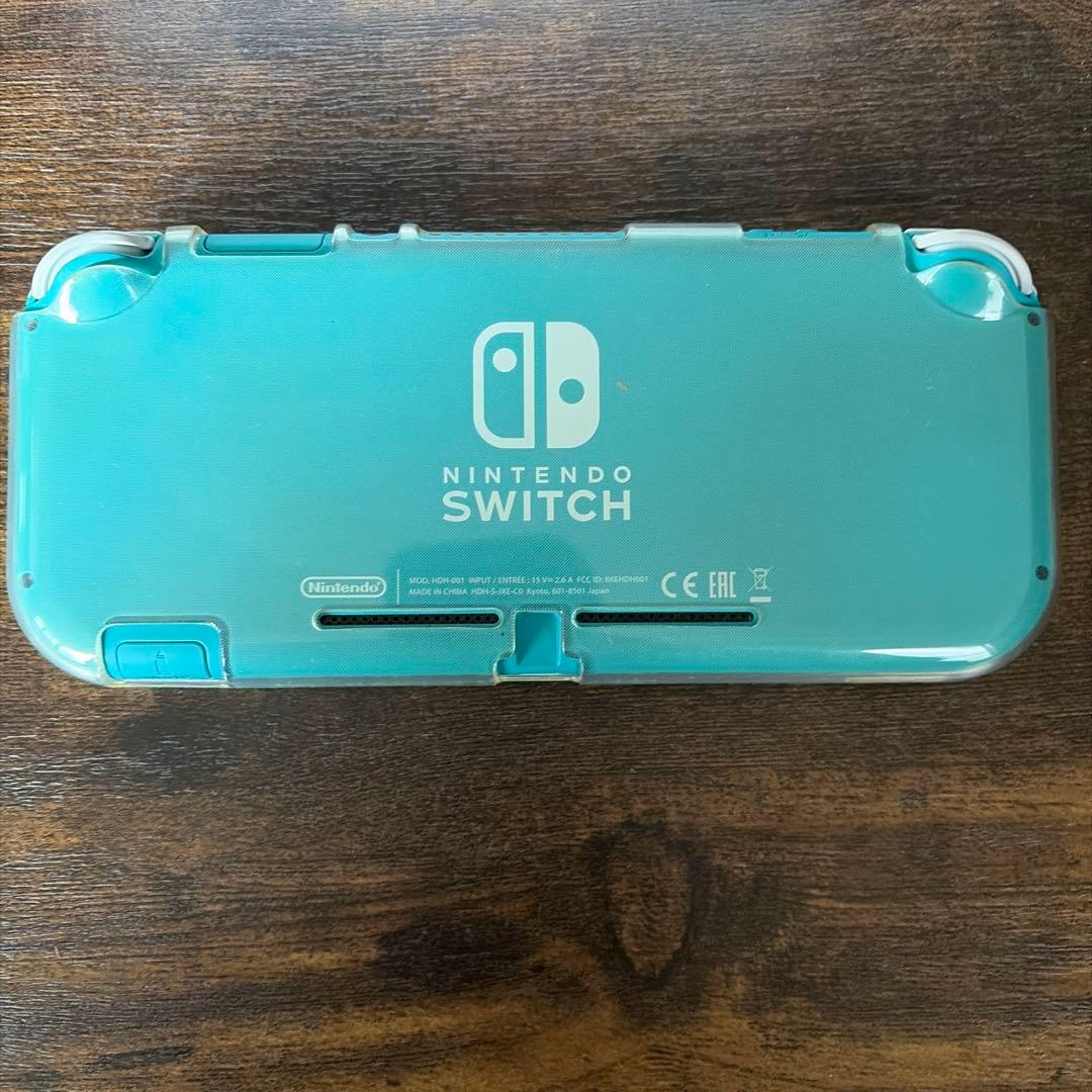 Nintendo Switch Lite ターコイズ 専用ケース、フィルム付き