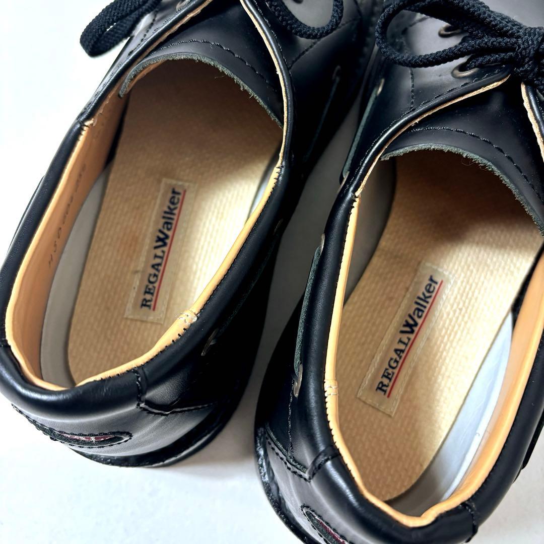 【新品級】 Regal Walker デッキシューズ Vibramソール 黒