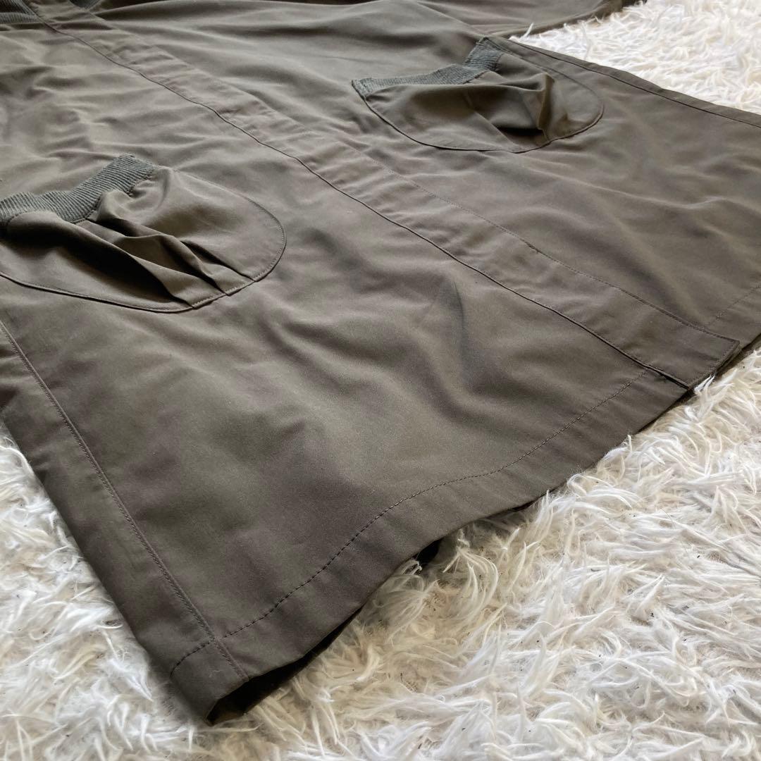 MIYAKE DESIGN STUDIO スタンドカラー コート M カーキ