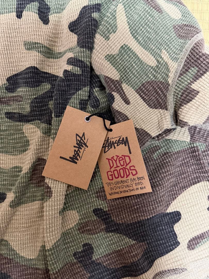 Stussy サーマル　迷彩 Mサイズ