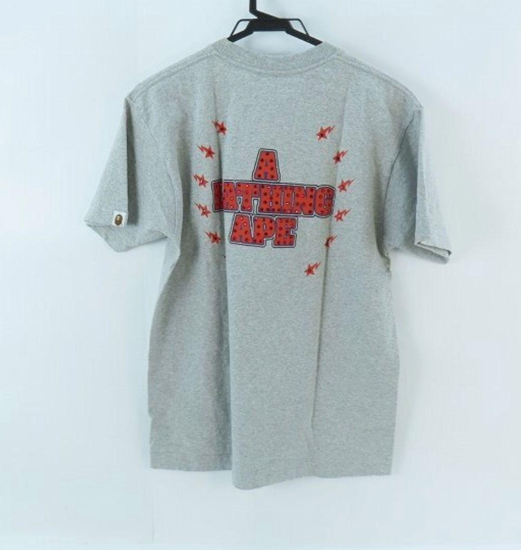 アベイシングエイプ ラインストーン 半袖 Tシャツ