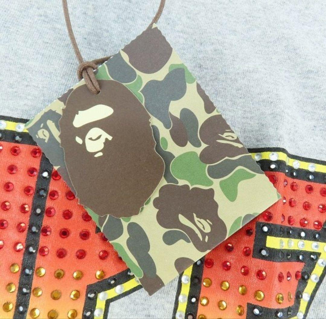 アベイシングエイプ ラインストーン 半袖 Tシャツ