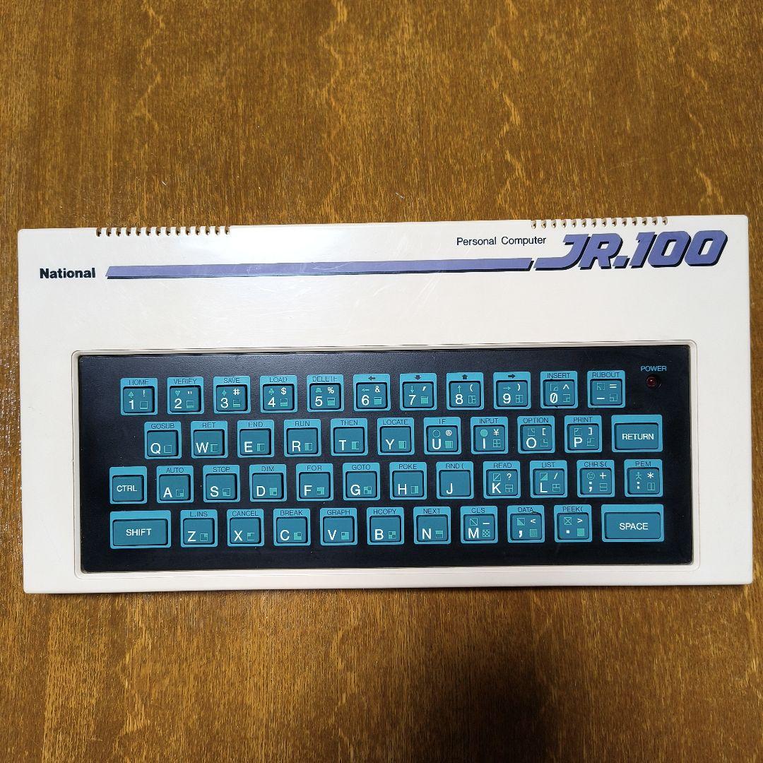 ナショナル JR-100 パーソナルコンピューター　プログラムテープ付属