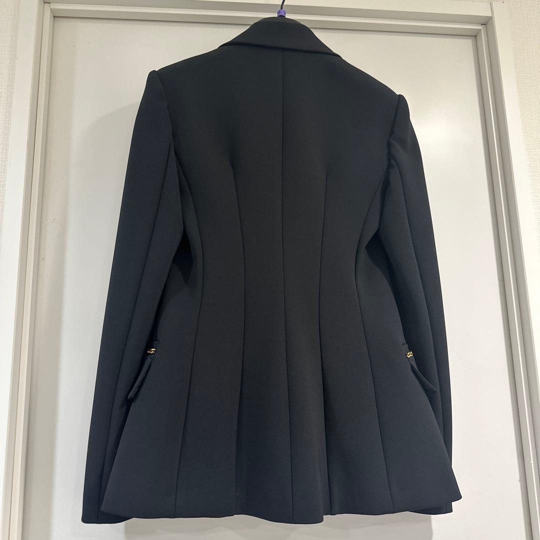 Elisabetta Franchi ブラック テーラードジャケット 38