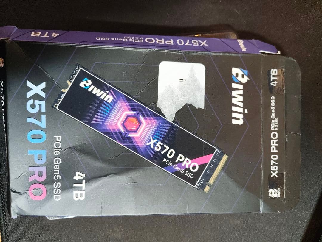 M.2 SSD 4TB Gen5×4 14,000MB/s X570 PRO