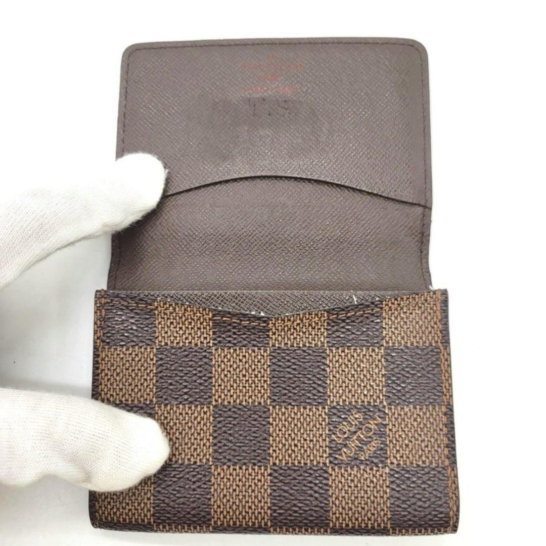 正規品 ルイヴィトン 名刺入れ ダミエ アンヴェロップ カルトドゥヴィジット