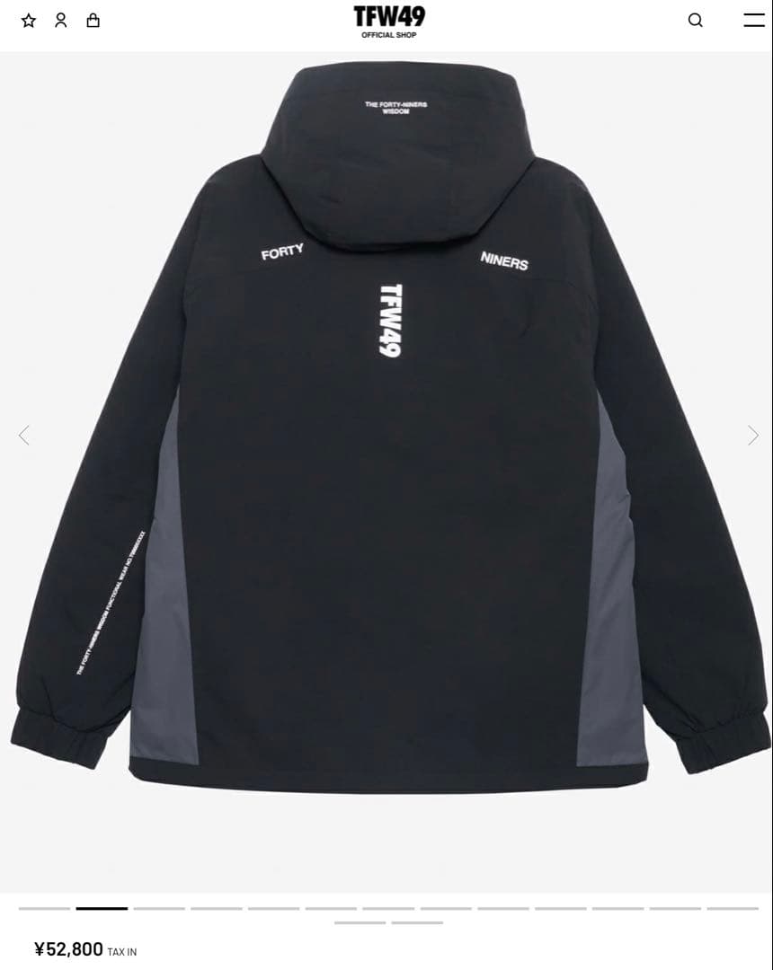 TFW49 VW HOODIE L BLACK サイズL