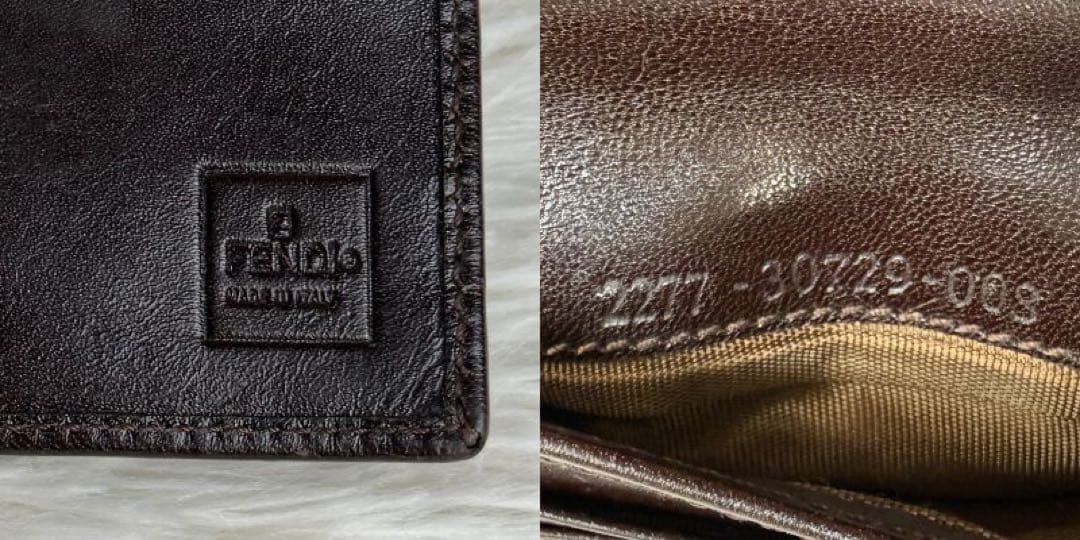 FENDI フェンディ ズッカ柄 FFロゴ キャンバス 折り財布 ウォレット