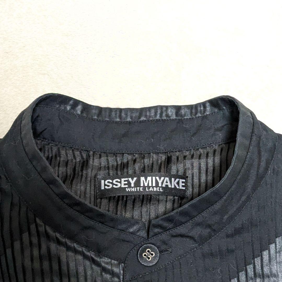 ISSEY MIYAKE MEN 切替デザイン プリーツ ジレ ベスト サイズL