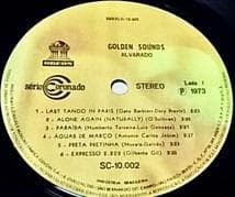 BRA盤オリジ！73年！Alvarado ・Golden Sounds