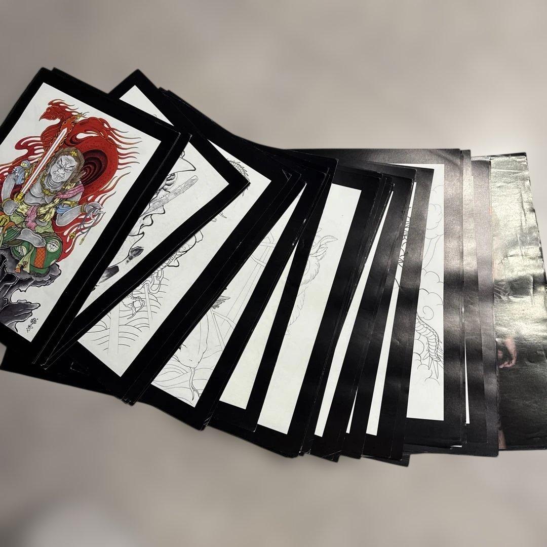 本日限定値下げ　彫まさ 画集 下絵 刺青 彫師 tattoo