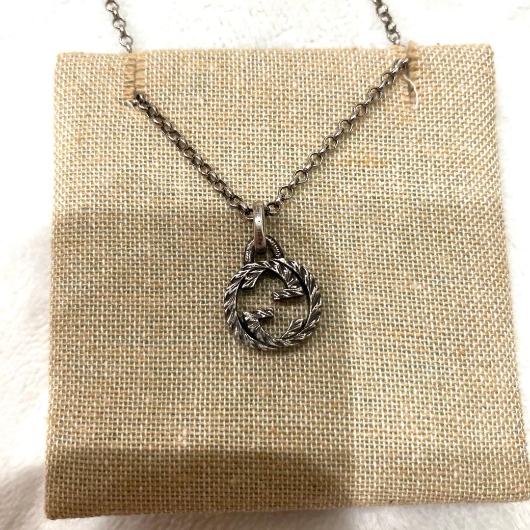 GUCCI インターロッキングG アラベスクネックレス ペンダント3/8まで出品