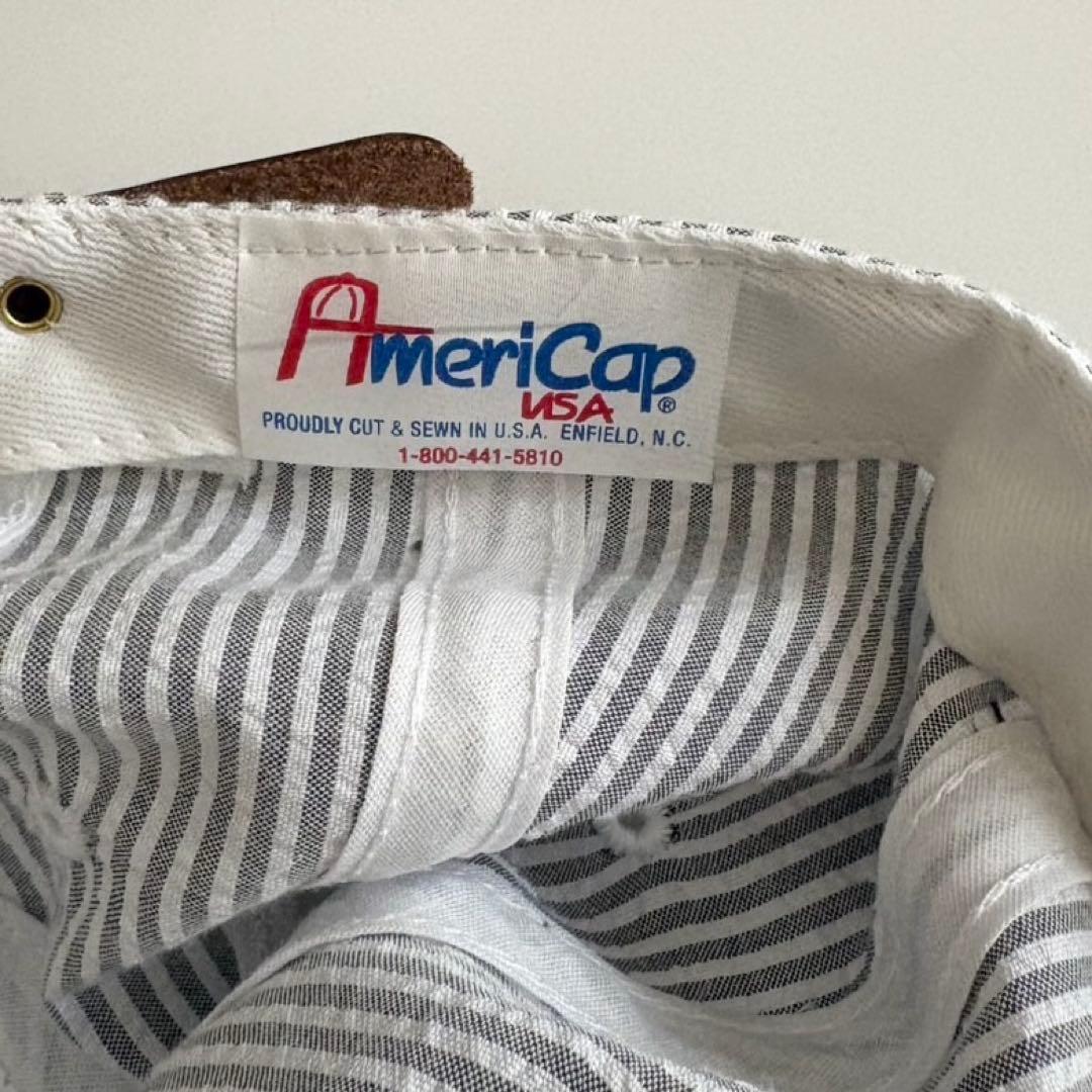 デッドストック 90s USA製 シアサッカーキャップ Americap