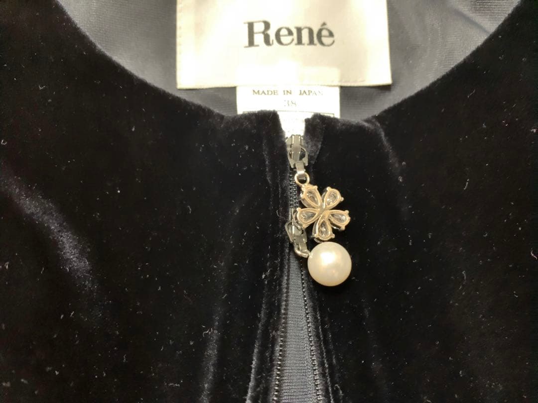 ルネ rene ベルベットジャケット 38
