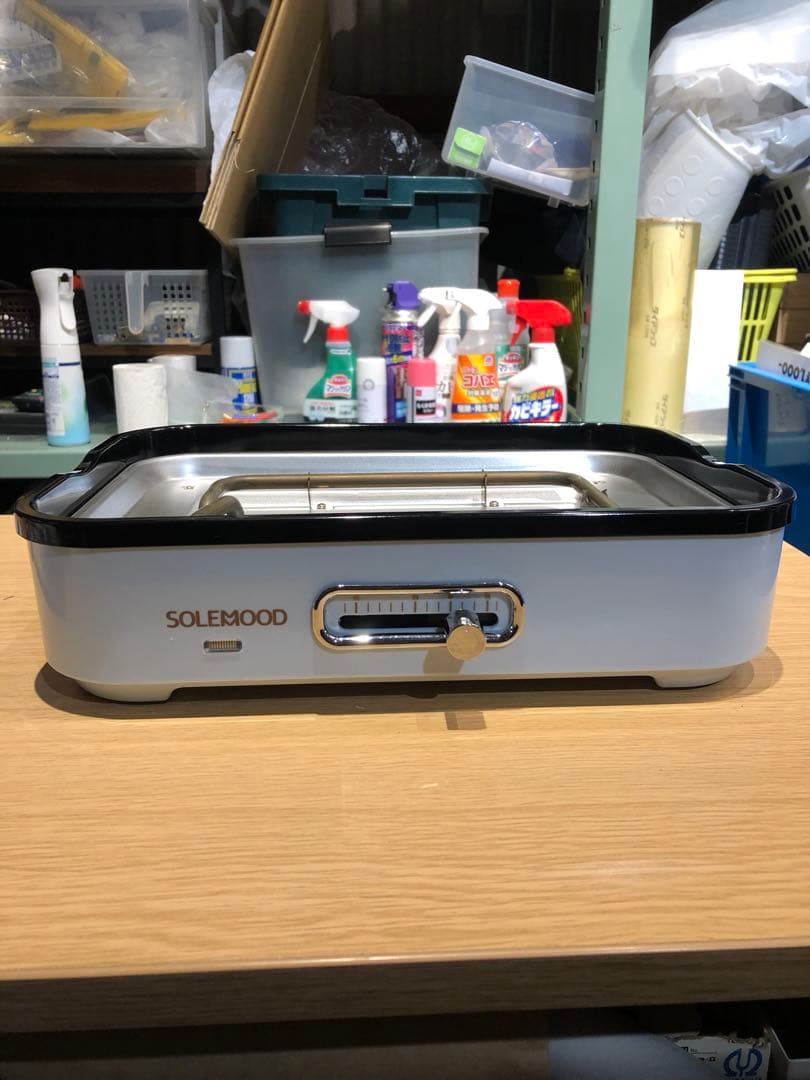 【美品】SOLEMOOD ホットプレート HY-6127 たこ焼き　深鍋付き