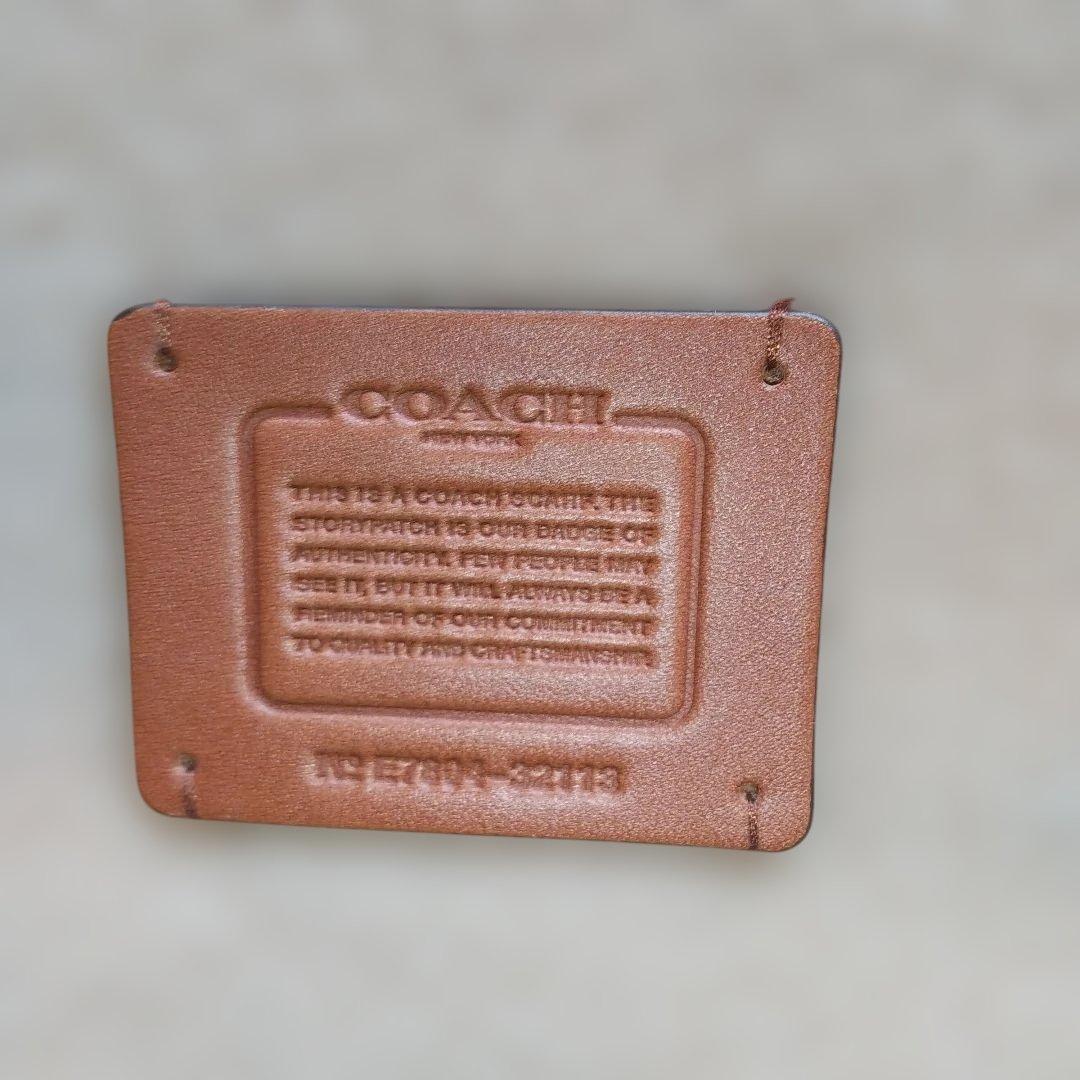 COACH♦ ベージュ チェック柄 ストール♦未使用