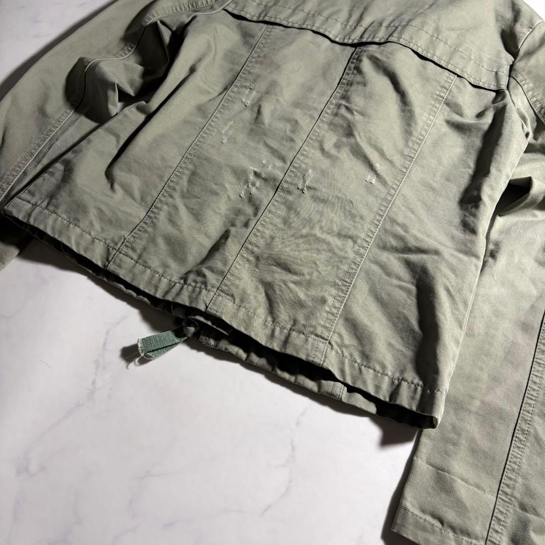 00s y2k military jacket フェアリー グランジ 短丈