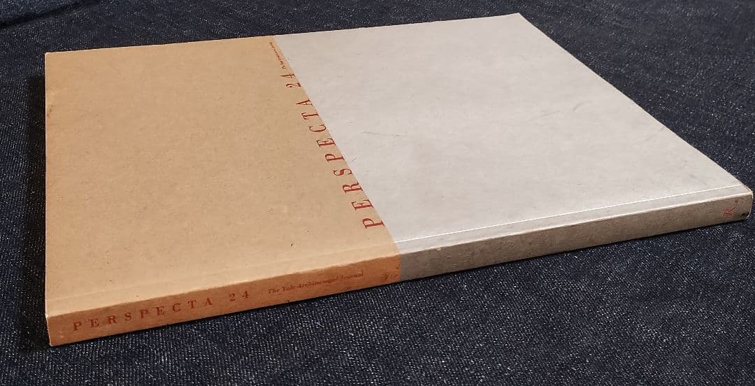 Perspecta Vol 24 建築 1988 Rizzoli イェール大学