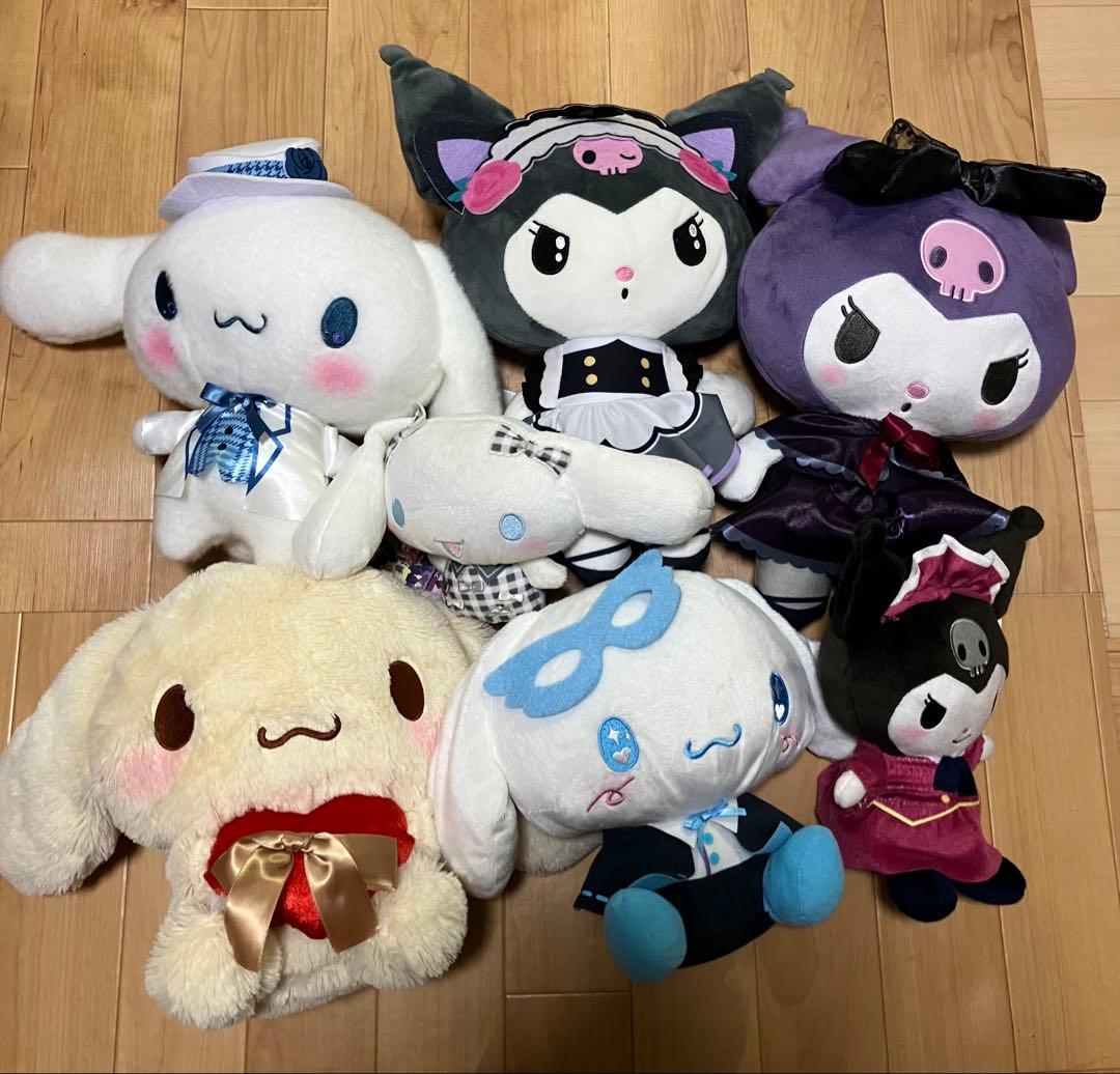 サンリオ　シナモロール　マイメロ　クロミ　ぬいぐるみ　マスコット　まとめ売り