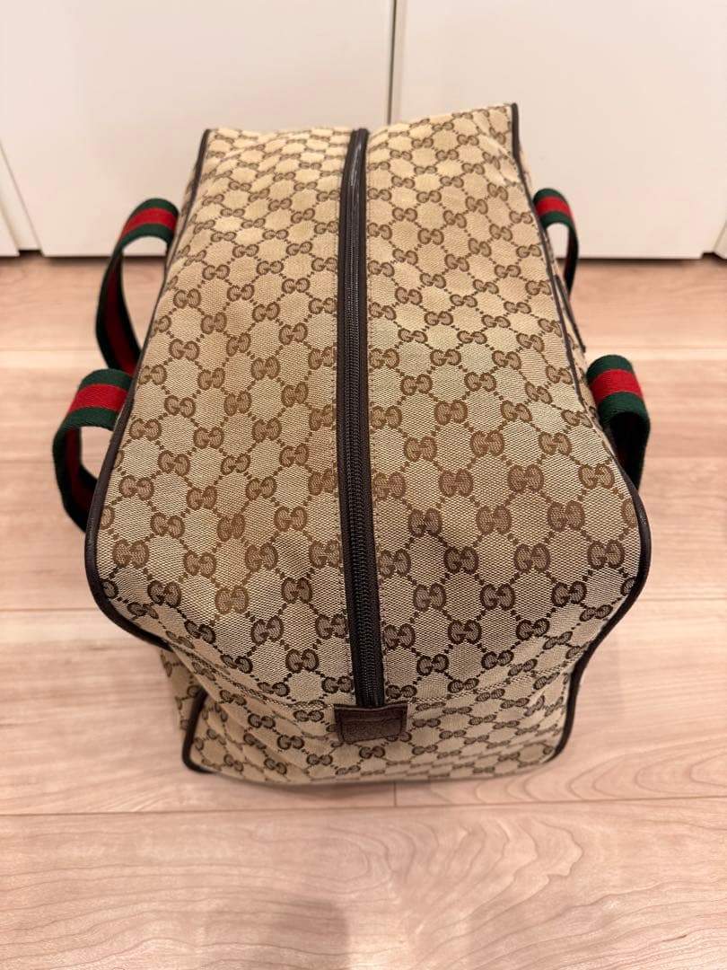GUCCI GGキャンバス ボストンバッグ 美品