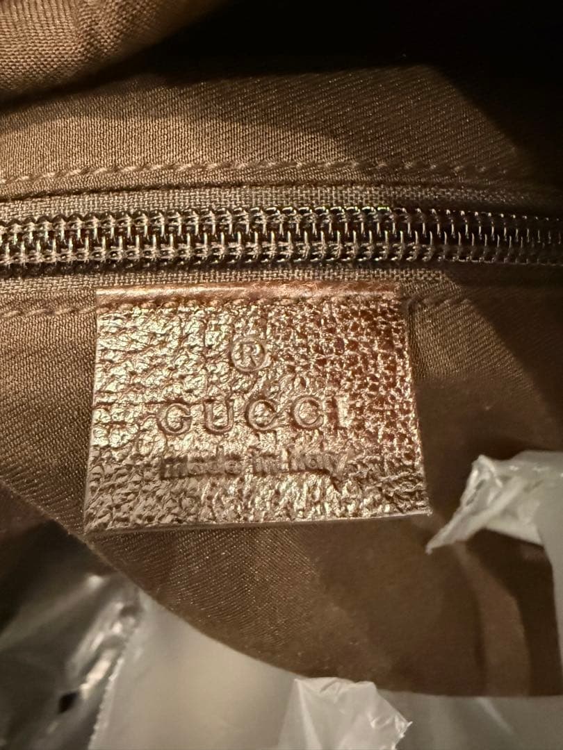 GUCCI GGキャンバス ボストンバッグ 美品