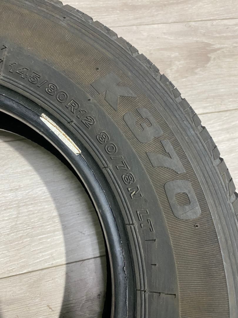145/80R12 BRIDGESTONE K370 2024年　4本