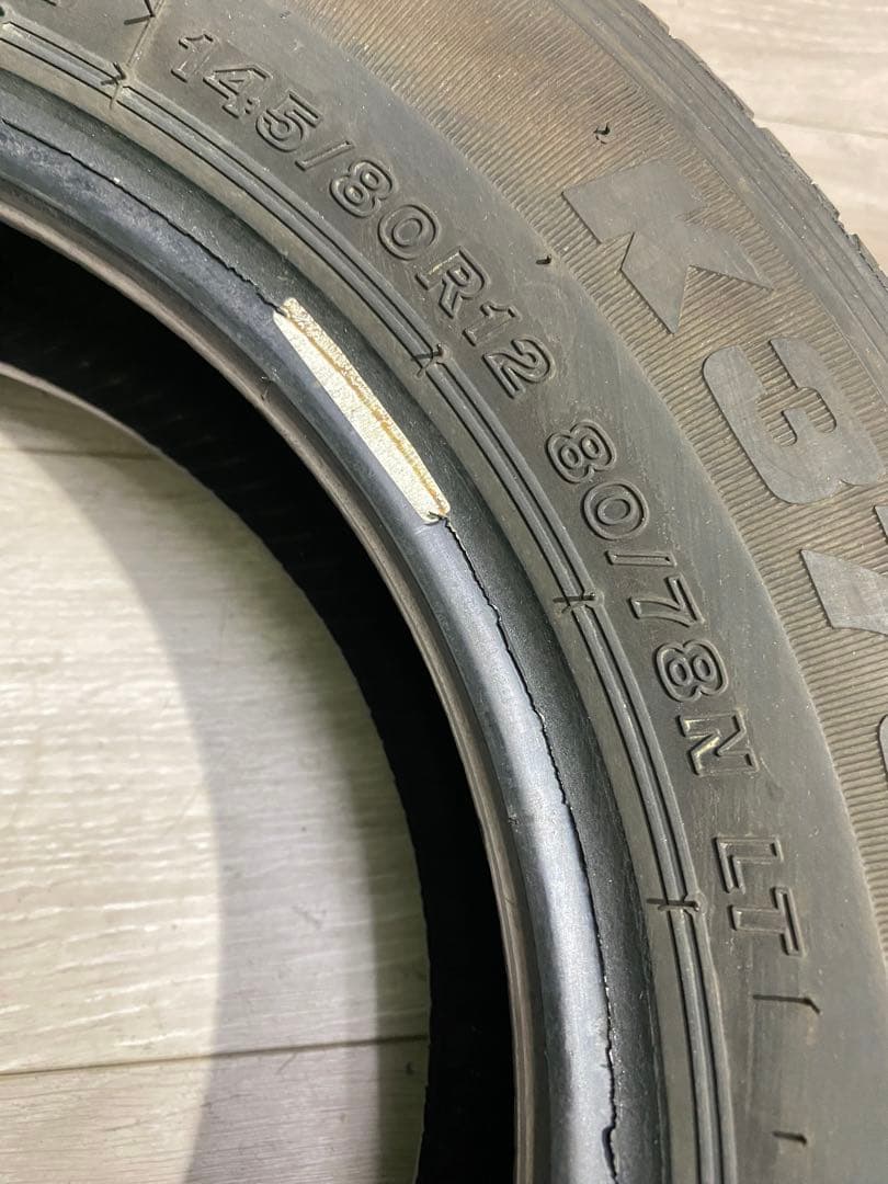 145/80R12 BRIDGESTONE K370 2024年　4本