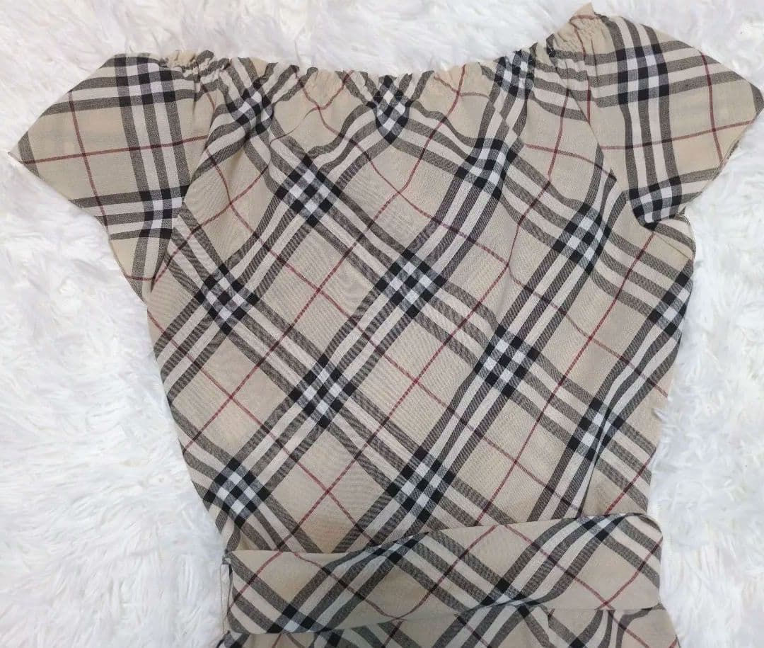 BURBERRY LONDON バーバリー ワンピース ノバチェック リボン